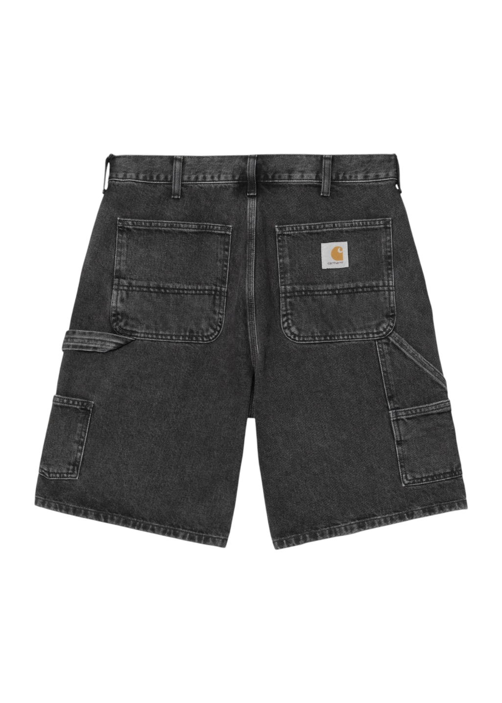 工場直売 Carhartt WIP - Double Knee Short - Black Stone Washed パンツ
