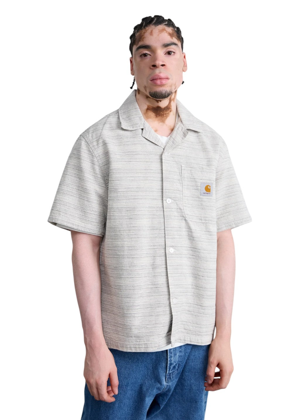 Carhartt WIP - S/S Gellar Shirt - Wax, Rinsed | Hardpressed Print