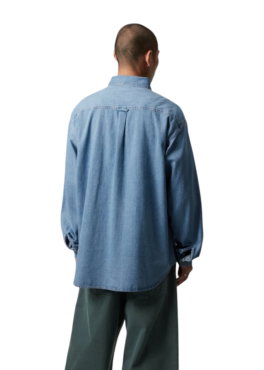 Carhartt WIP - L/S Lucas Shirt - Blue Bleached