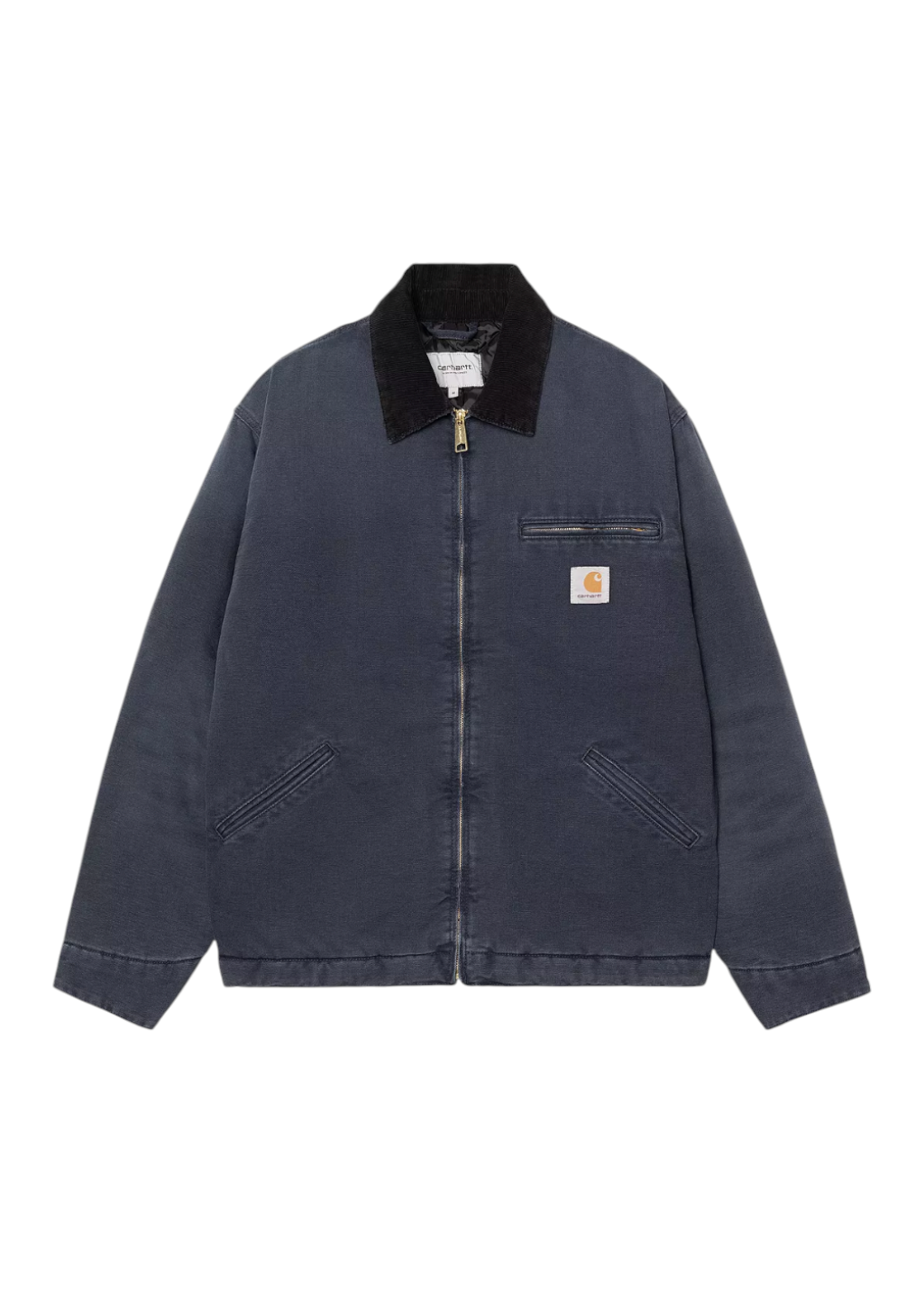 Carhartt WIP - OG Detroit Jacket - Dark Navy/Black, Stone Canvas
