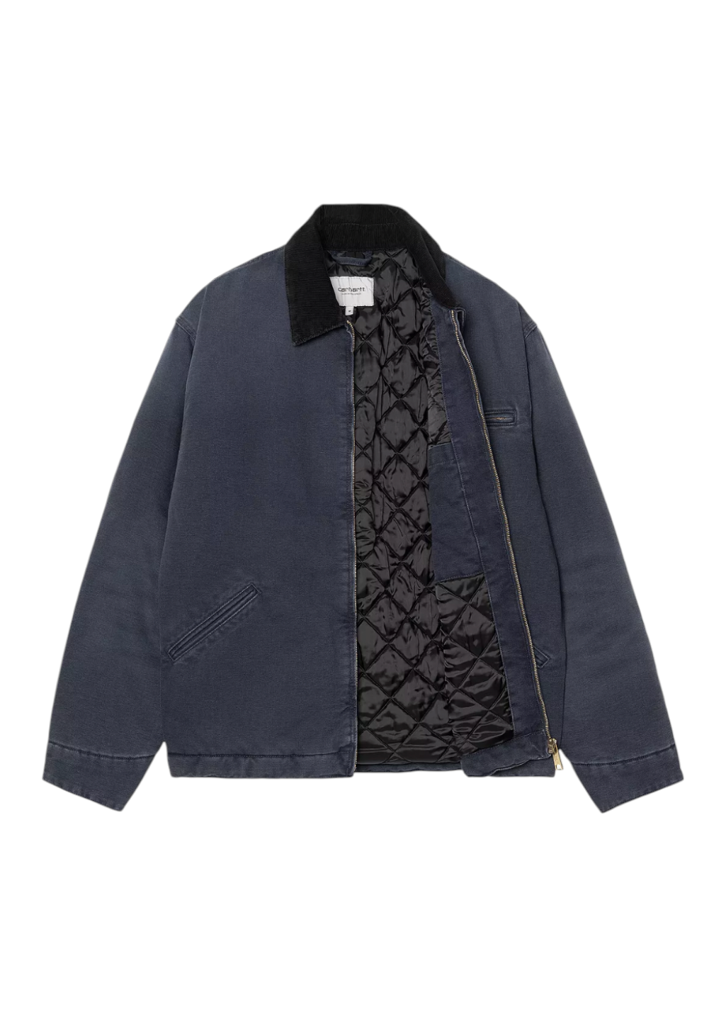 Carhartt WIP - OG Detroit Jacket - Dark Navy/Black, Stone Canvas