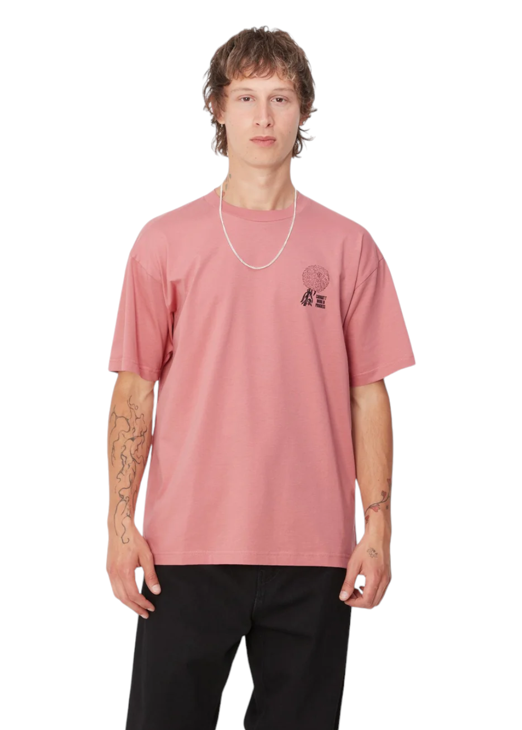 Carhartt WIP - S/S Chrysanthemum T-Shirt - Dusty Rose