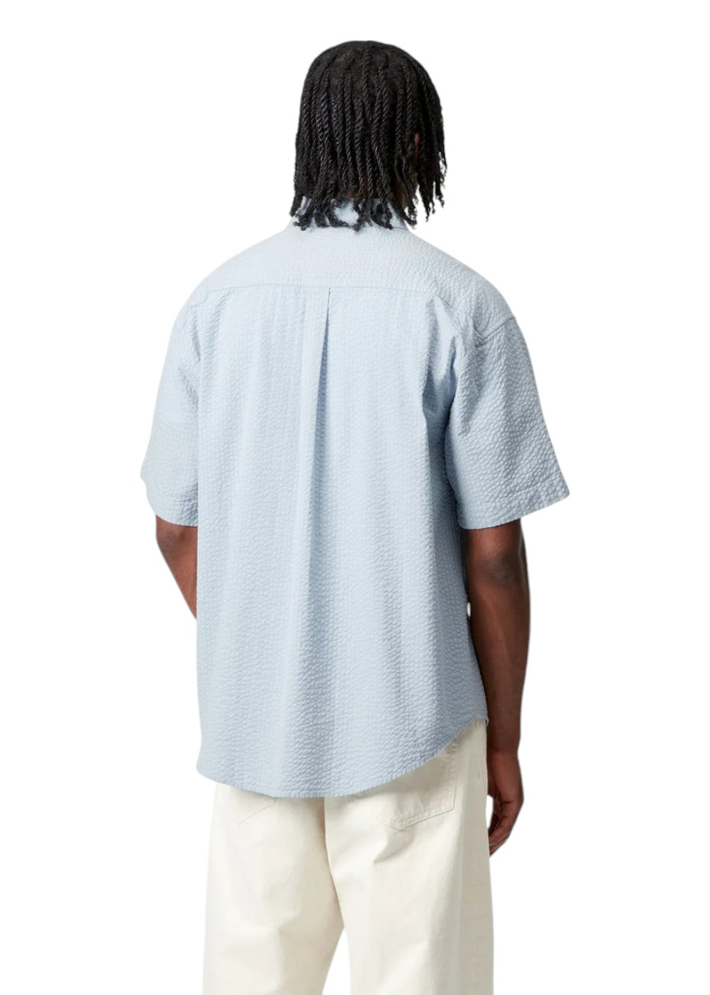 Carhartt WIP - S/S Toland Shirt - Blue Fog | Hardpressed