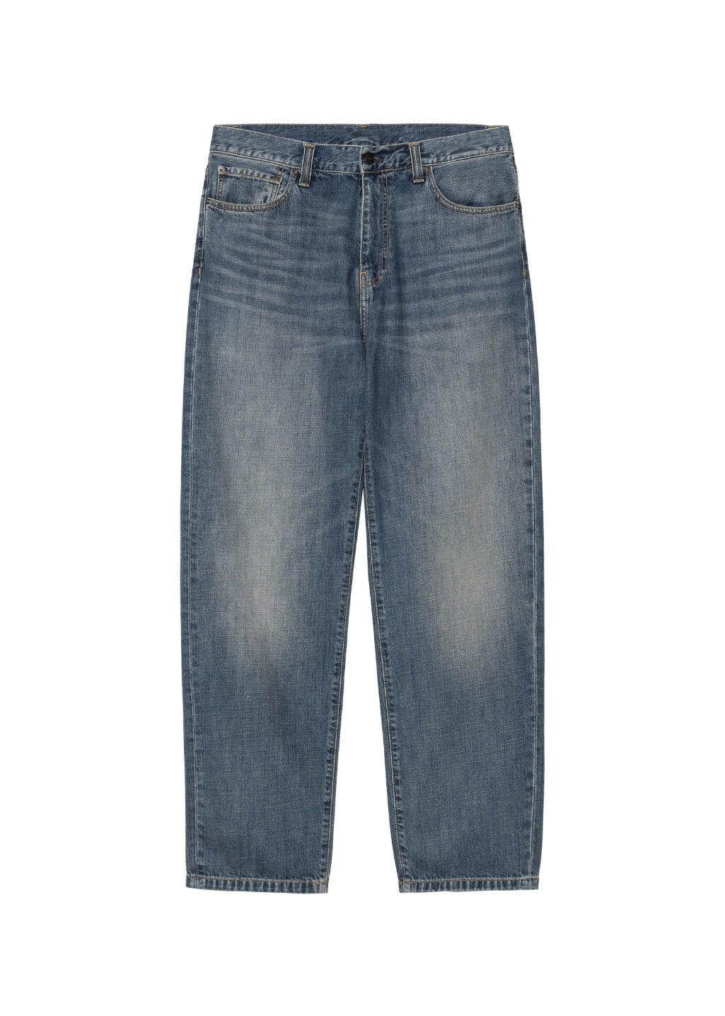 Carhartt WIP - Aaron Pant 'Camano Denim' - Blue/Dark Used Wash - Hardpressed Print Studio Inc.