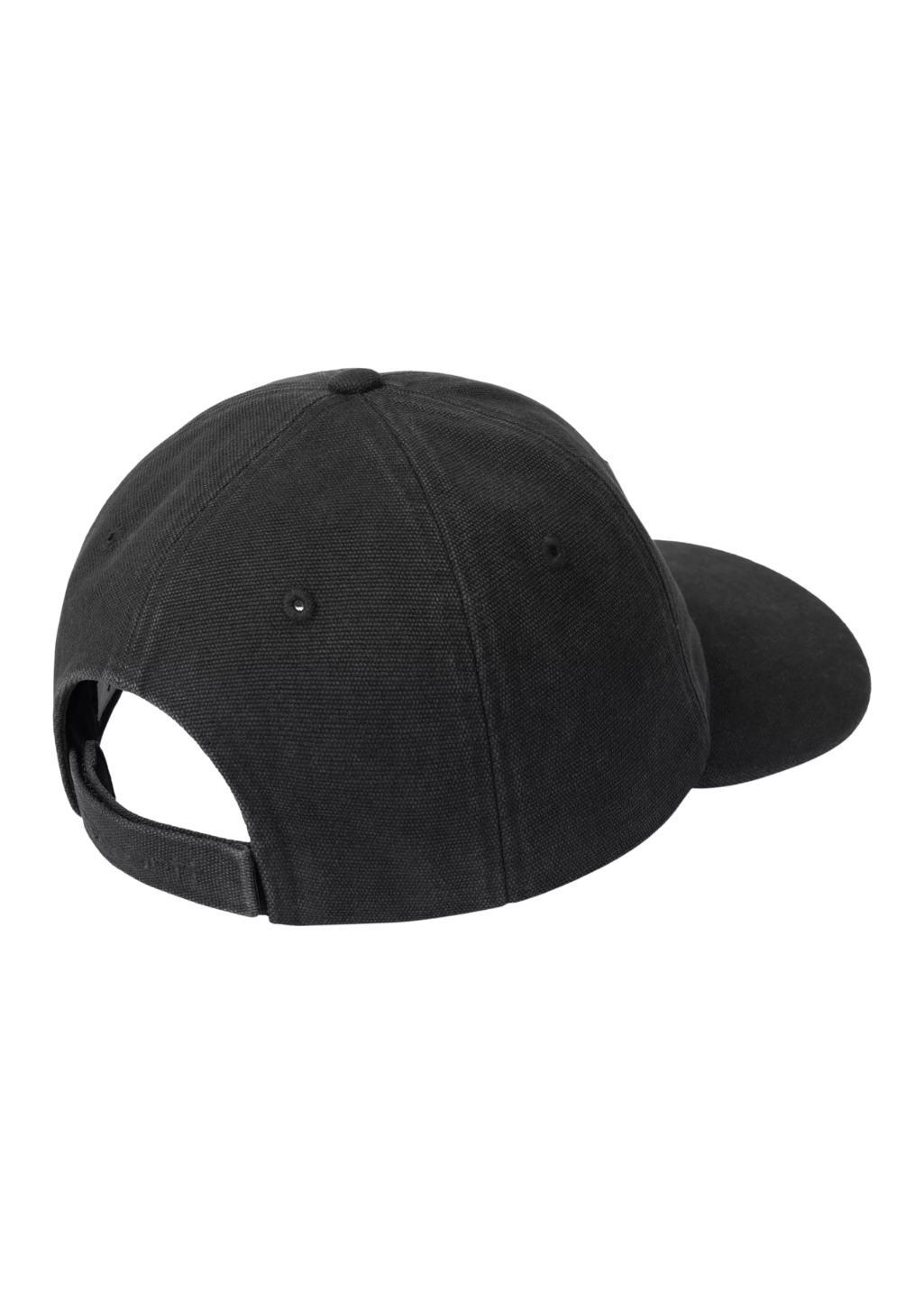 Carhartt WIP - Canvas Cap - Black Stone Wash