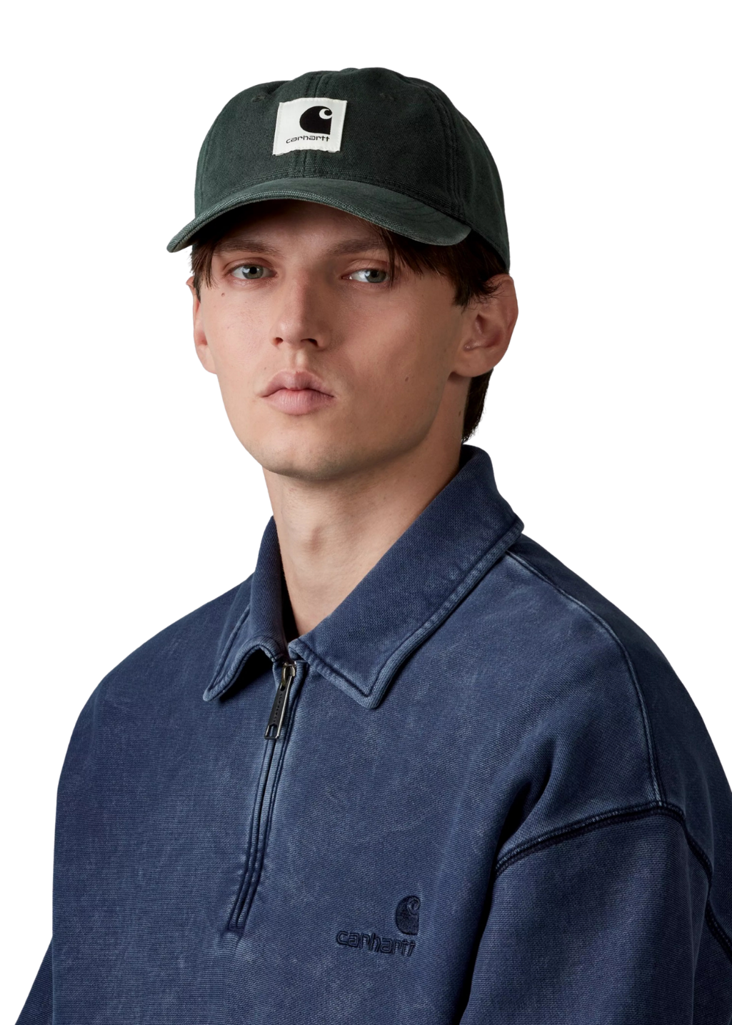 Carhartt WIP - Canvas Cap - Raven Stone Washed