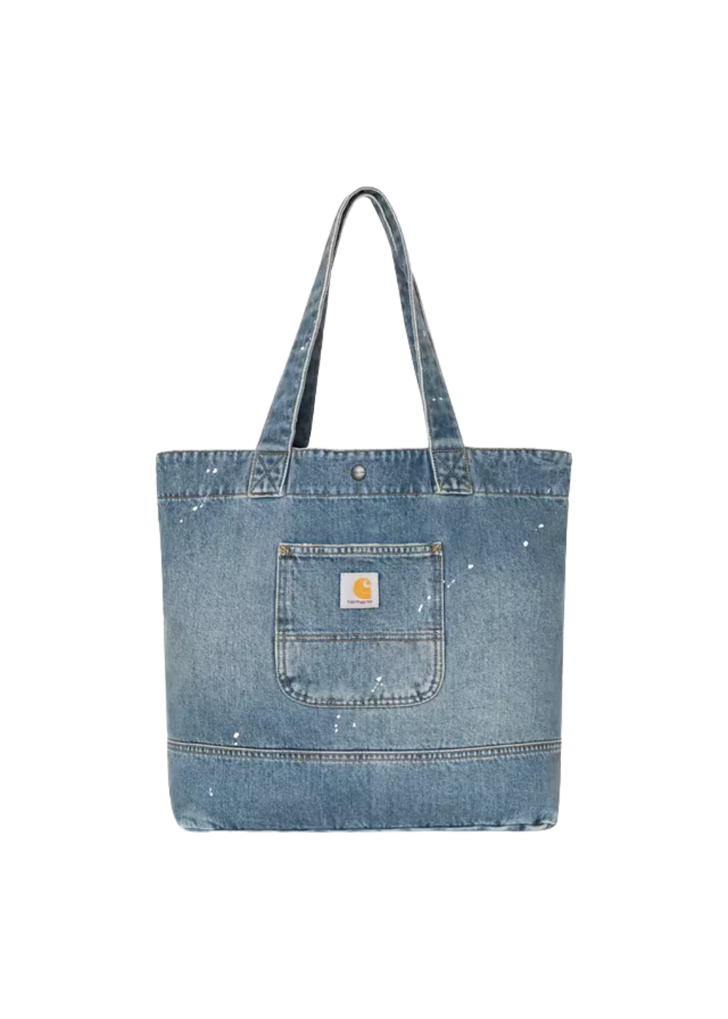 Carhartt WIP - Denim Tote - Blue Destroy Wash/Splatter