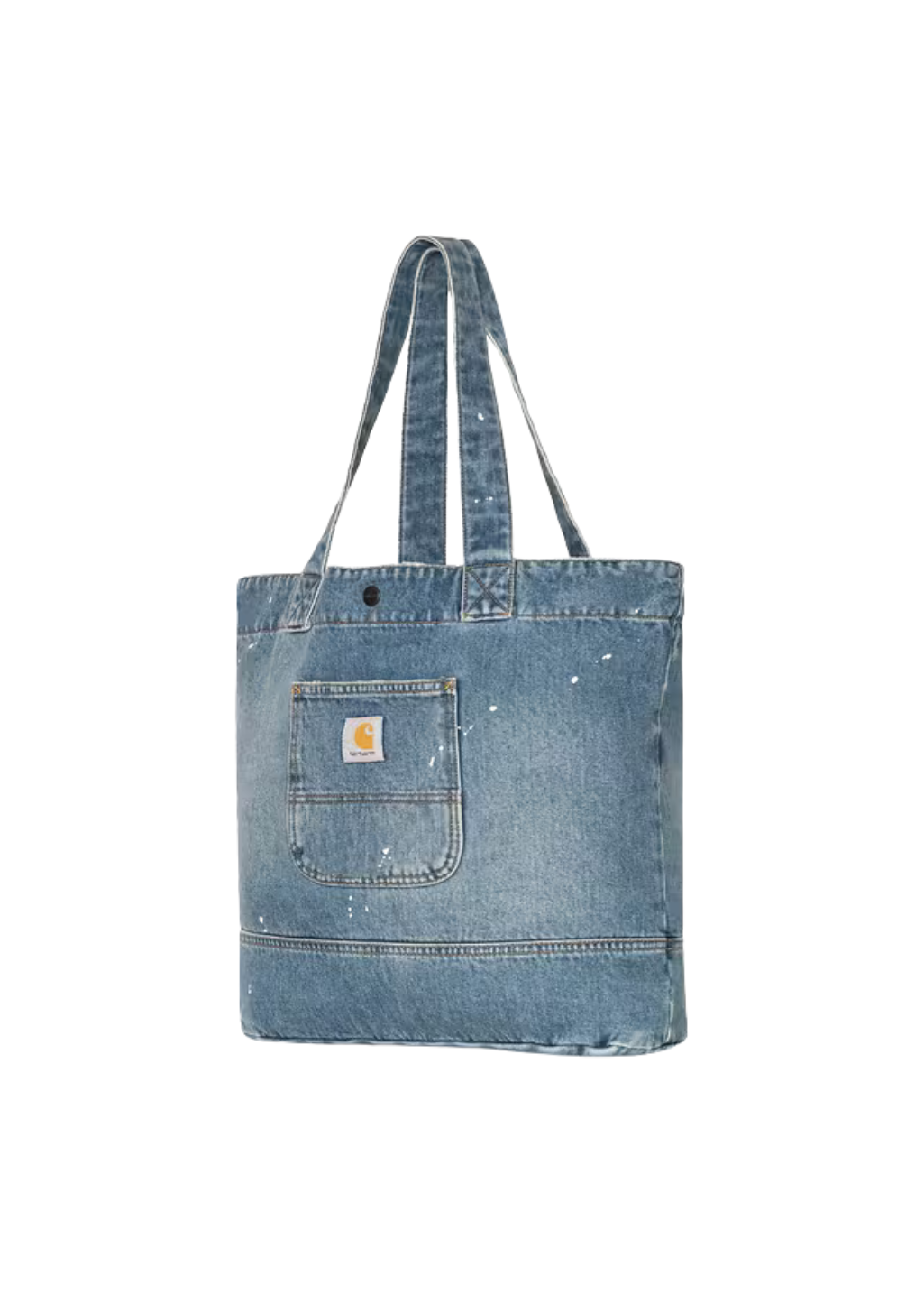 Carhartt WIP - Denim Tote - Blue Destroy Wash/Splatter