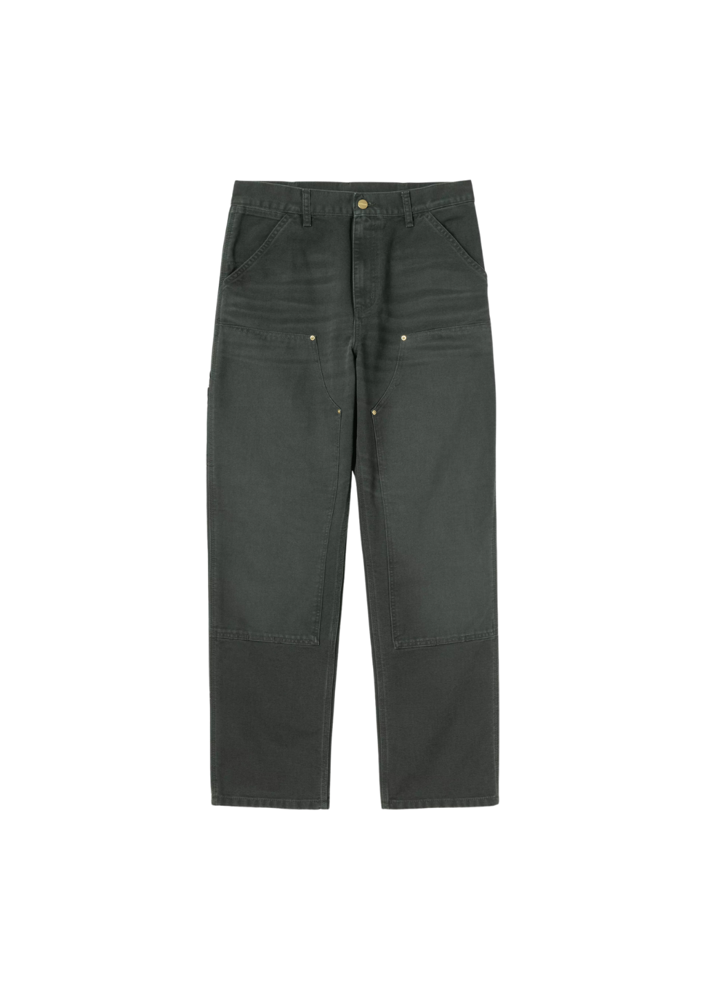 Carhartt WIP - Double Knee Pant - Raven Stone Canvas