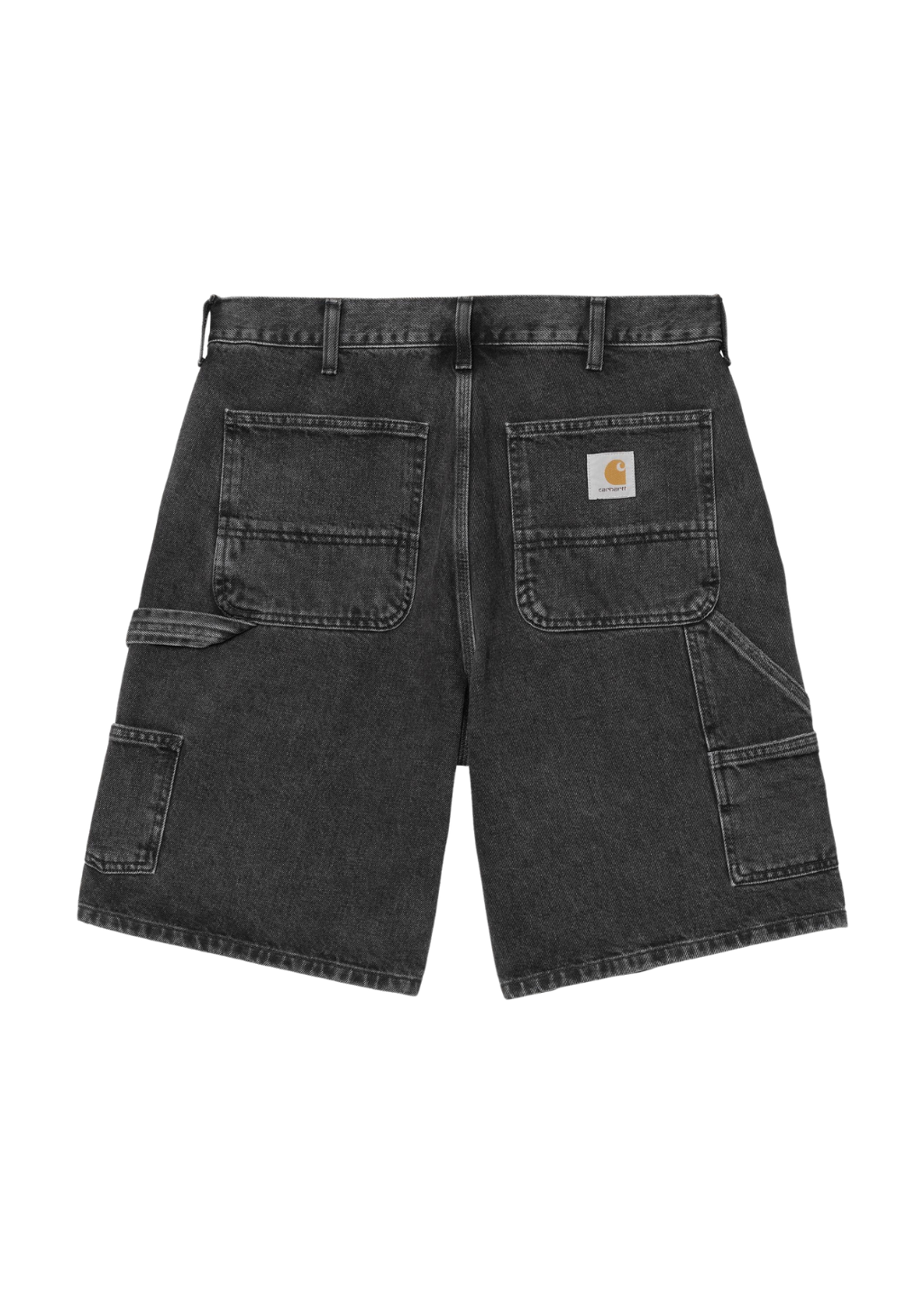 Carhartt WIP - Double Knee Short 'Smith' Denim - Black Stone Washed