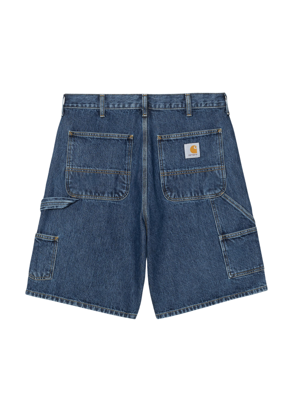 Carhartt WIP - Double Knee Short 'Smith' Denim - Blue Stone Washed