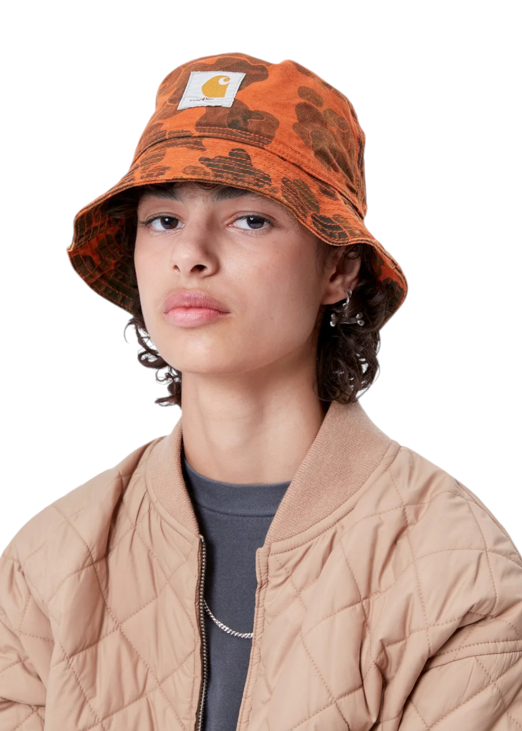 Carhartt WIP - Duck Bucket Hat - Camo Duck Turmeric