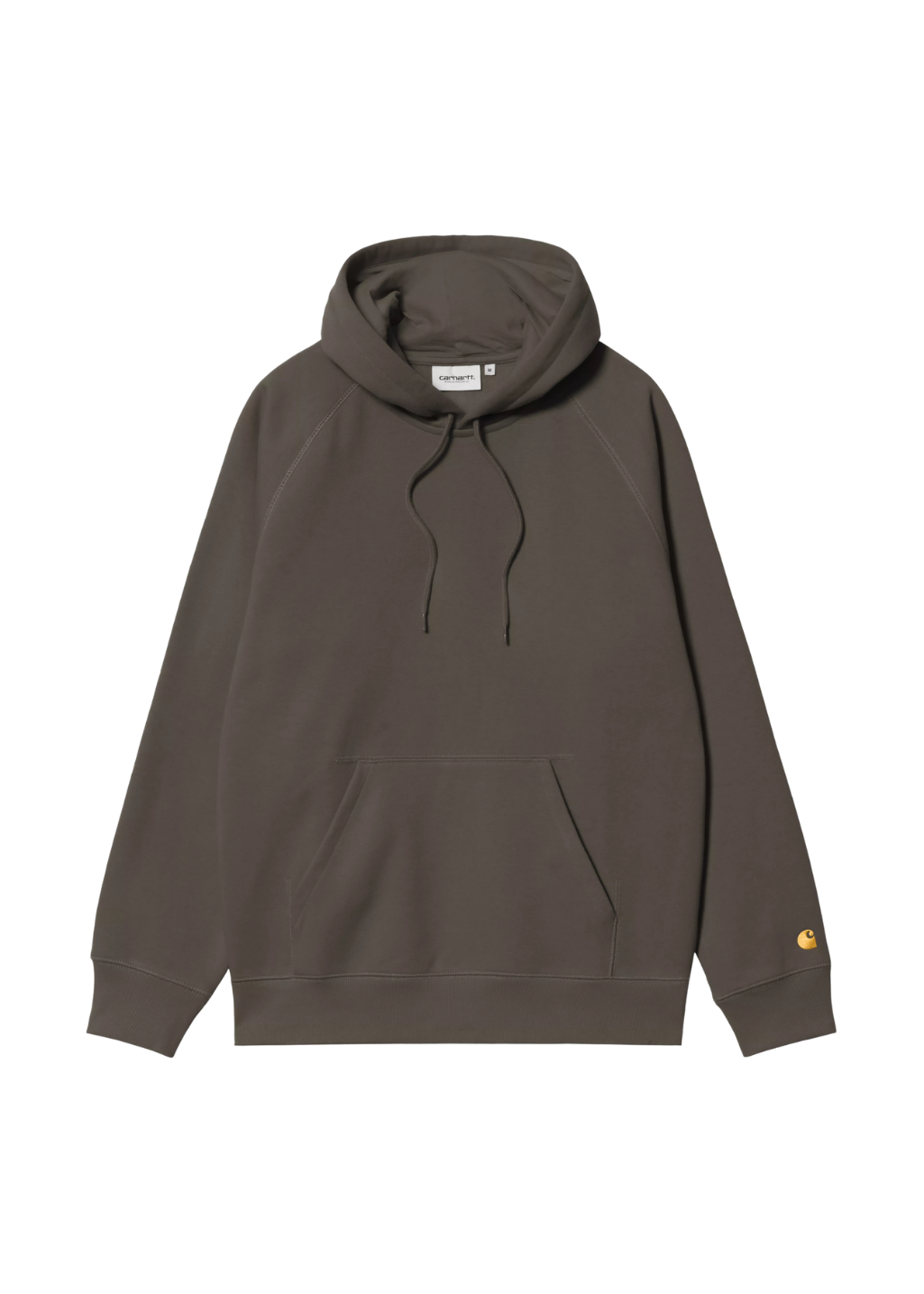 Carhartt WIP - Hooded Chase Sweatshirt - Shungite / Gold