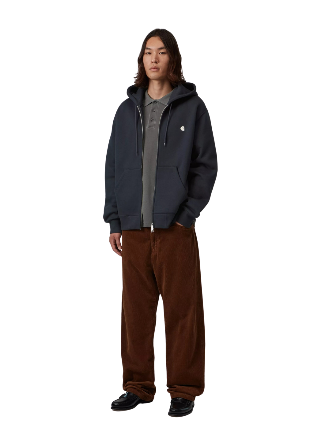 Carhartt WIP - Hooded Mack Jacket - Dark Navy / Wax