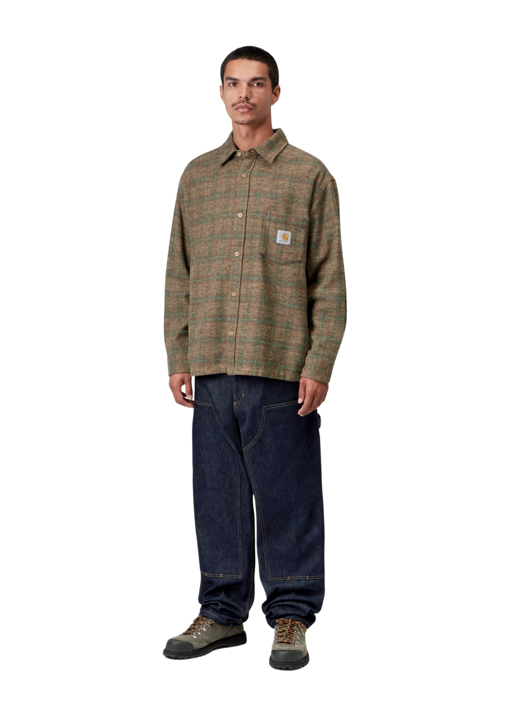 Carhartt WIP - L/S Bagley Shirt - Bagley Check, Hamilton Brown