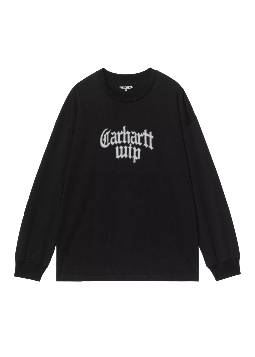 Carhartt WIP - L/S Blackletter T-Shirt - Black