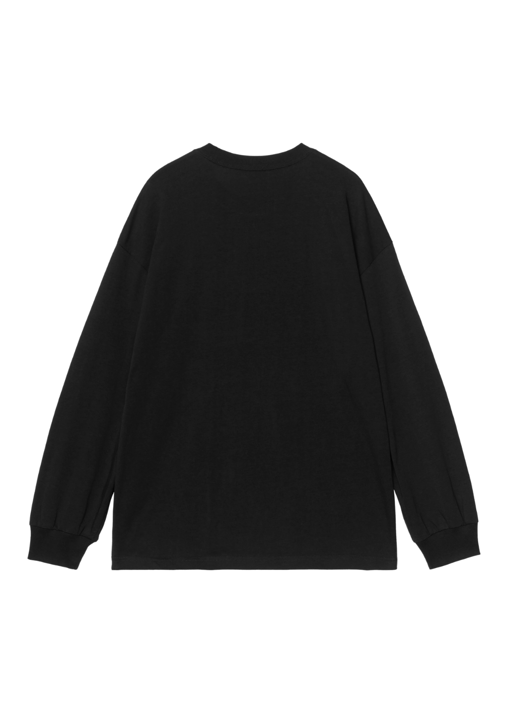 Carhartt WIP - L/S Blackletter T-Shirt - Black