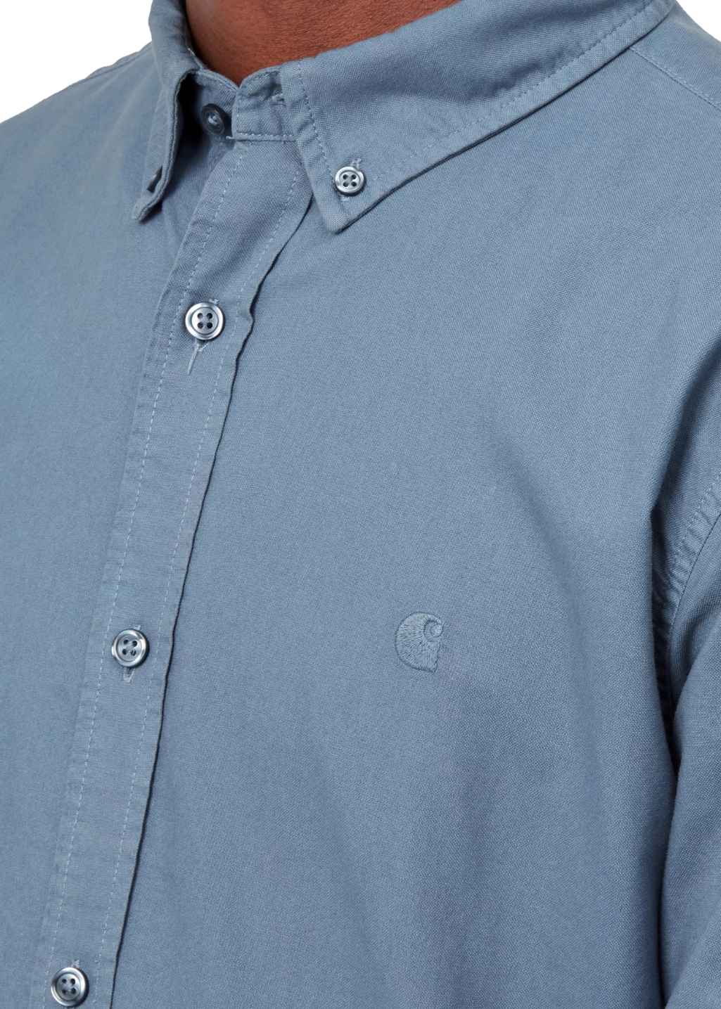 Carhartt WIP - L/S Bolton Shirt - Icesheet Garment Dyed