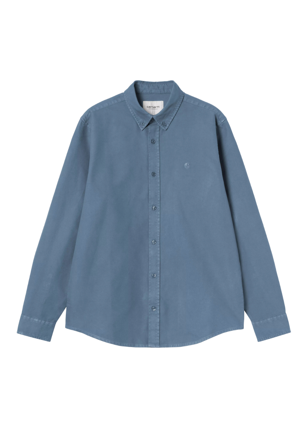 Carhartt WIP - L/S Bolton Shirt - Icesheet Garment Dyed