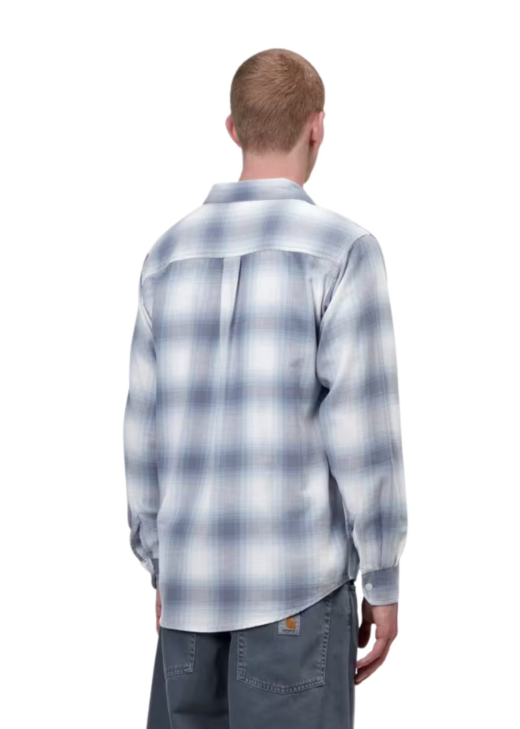 Carhartt WIP - L/S Tyres Shirt - Tyers Check - Shady Blue