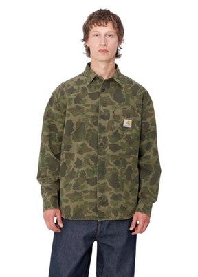 Carhartt WIP - L/S Duck Shirt - Office Green