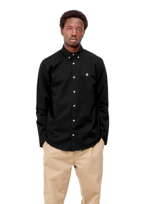 Carhartt WIP - L/S Madison Shirt - Black/Wax