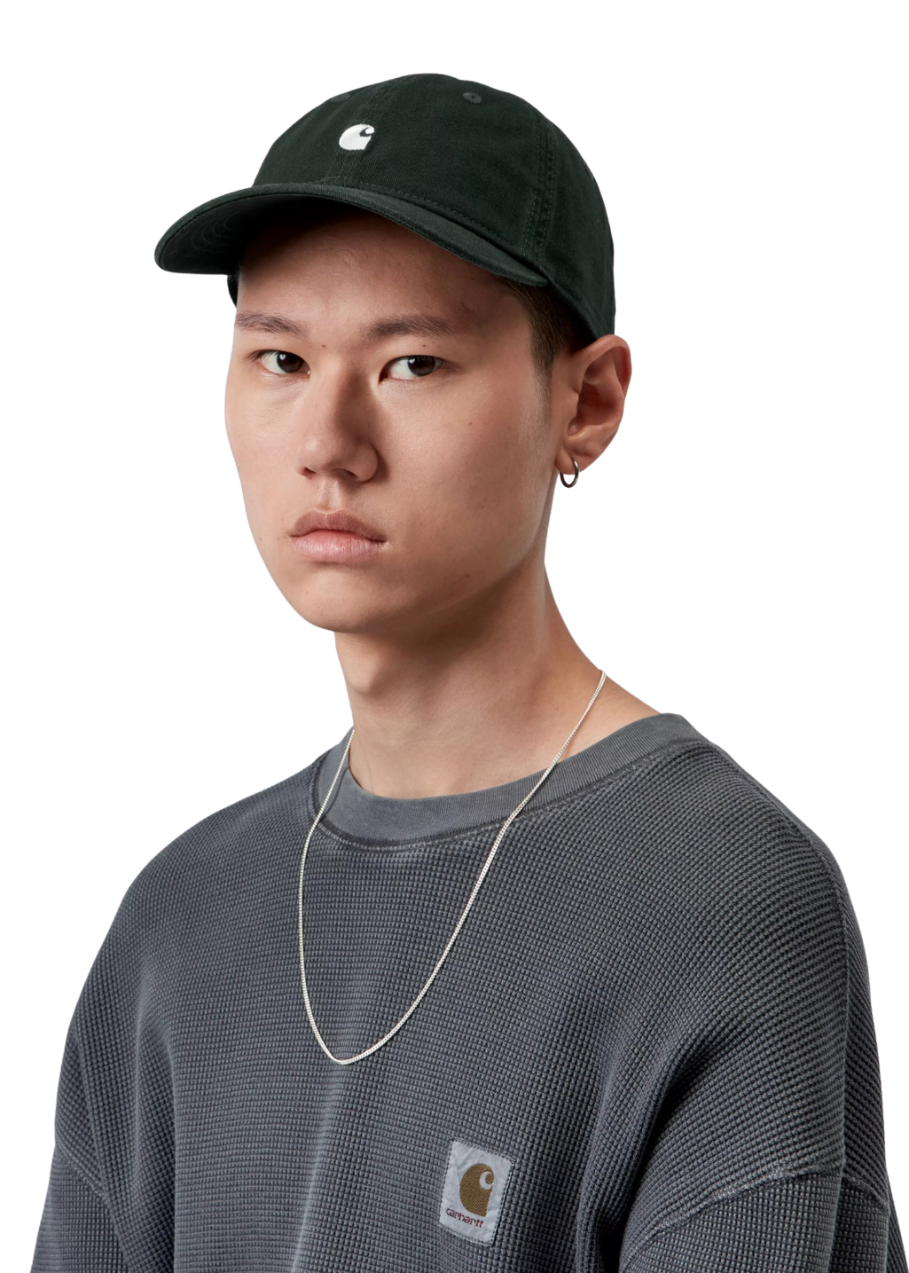 Carhartt WIP - Madison Logo Cap - Dark Scarab / White