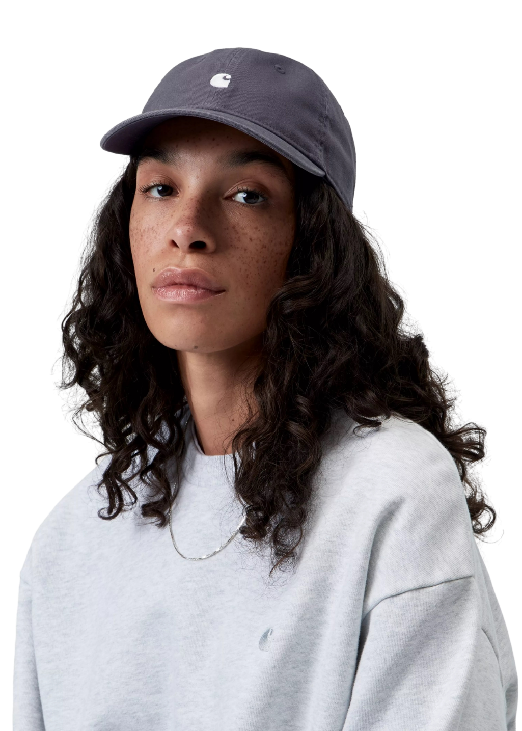 Carhartt WIP - Madison Logo Cap - Shady Purple / White