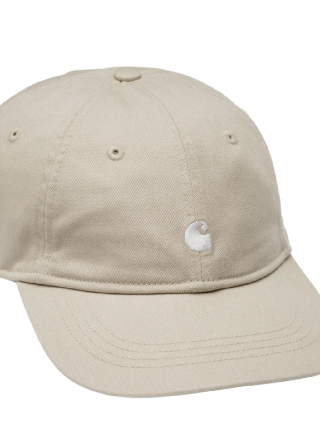 Carhartt WIP - Madison Logo Cap - Stone/White - Hardpressed Print Studio Inc.