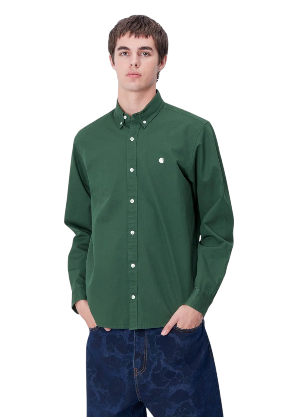 Carhartt WIP - L/S Madison Shirt - Sycamore Tee/Wax