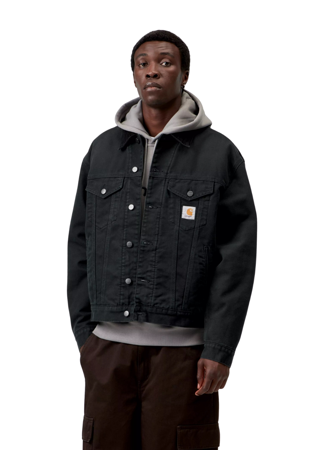 Carhartt WIP - OG Trucker Jacket - Black / Black Stone Canvas