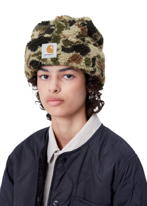 Carhartt WIP - Prentis Beanie - Camo Duck Jacquard, Green