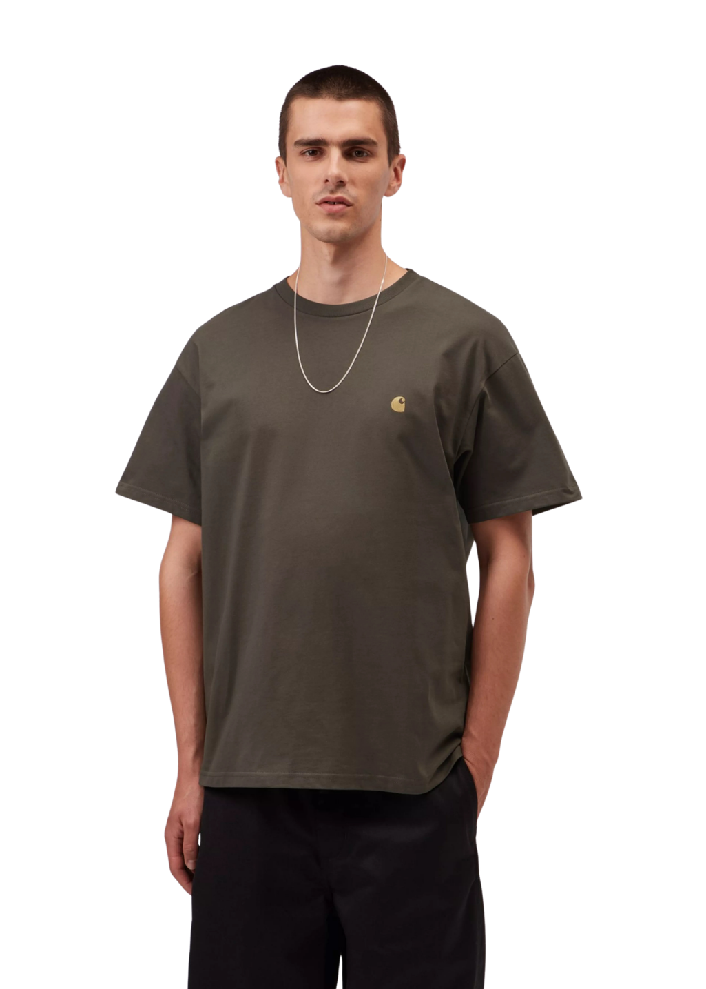 Carhartt WIP - S/S Chase T-Shirt - Shungite / Gold
