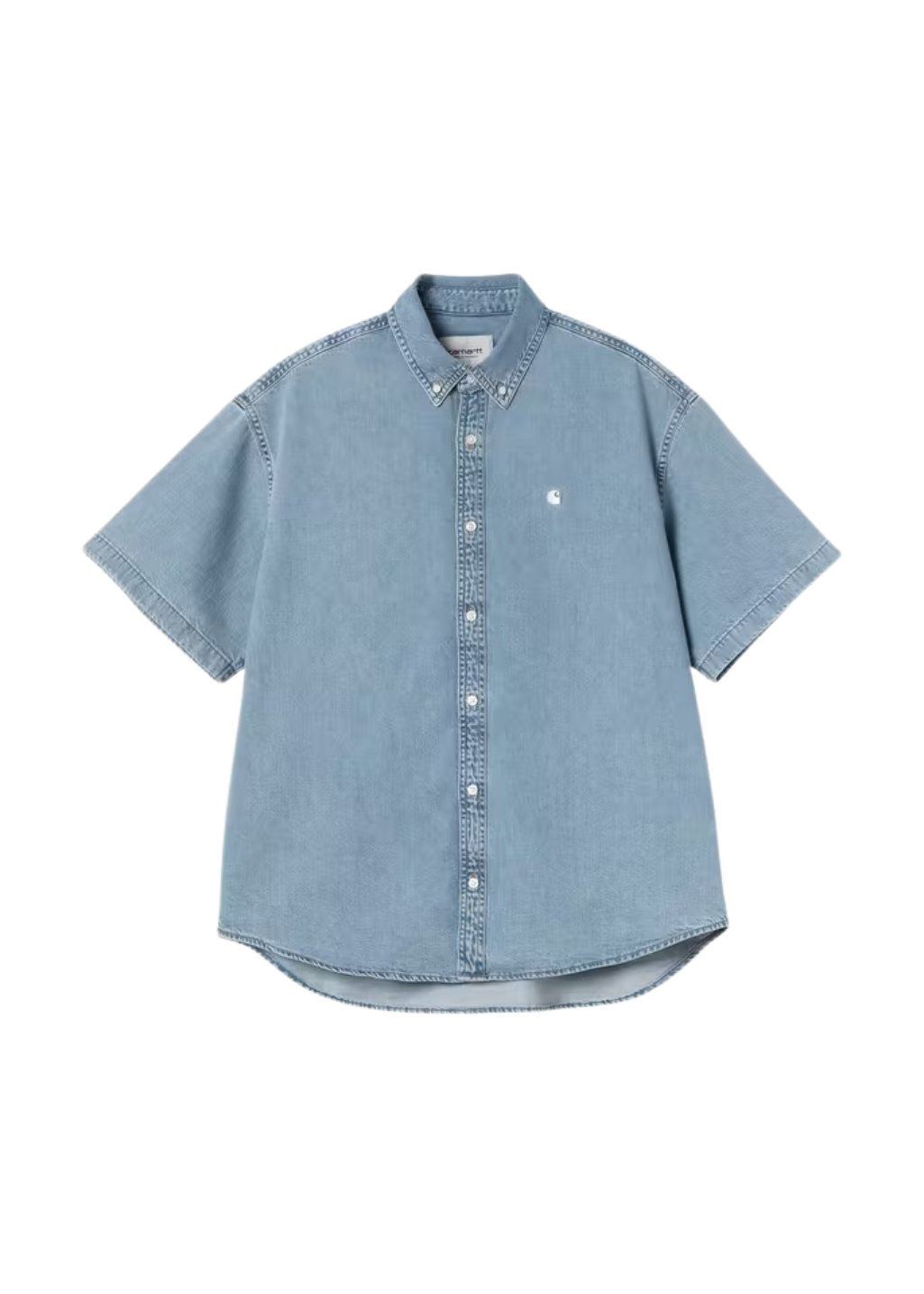 Carhartt WIP - S/S Lucas Shirt - Blue Bleached