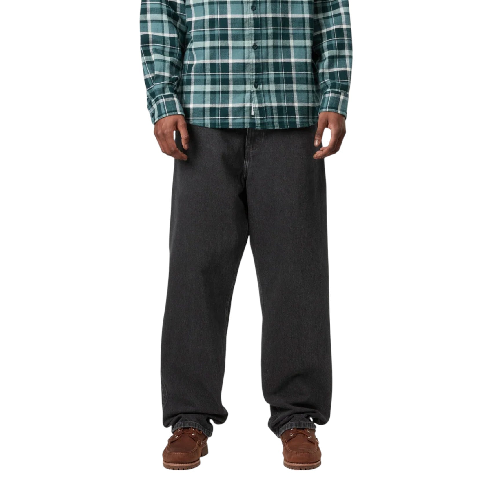 Carhartt WIP - Single Knee Pant - 'Smith' Denim - Black, Stone Washed