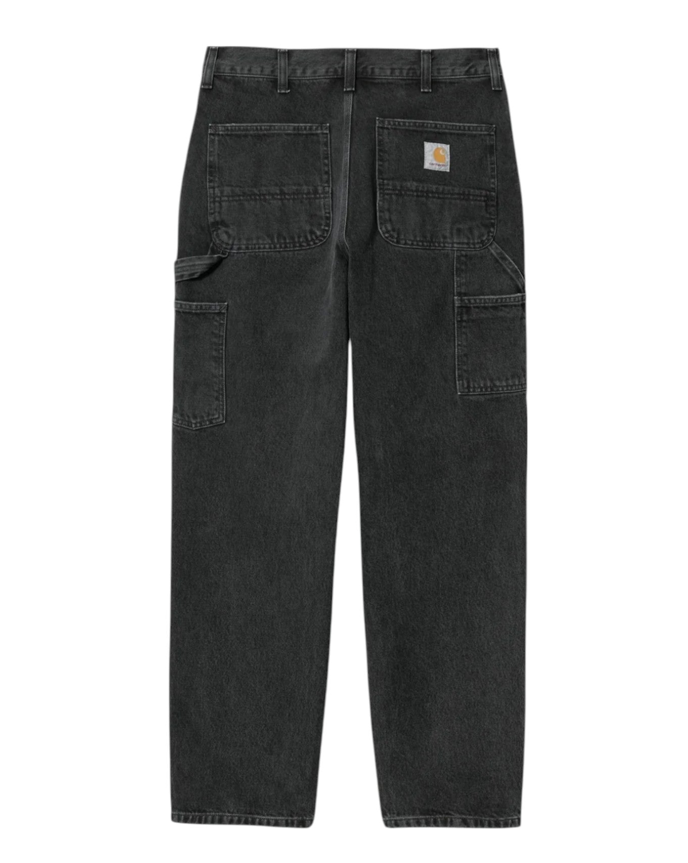 Carhartt WIP - Single Knee Pant - 'Smith' Denim - Black, Stone Washed