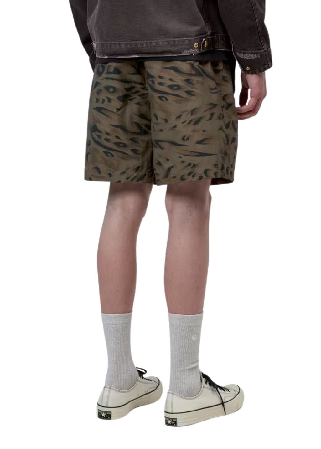 Carhartt WIP - Travon Short - Duck Feather Print - Cypress/Black