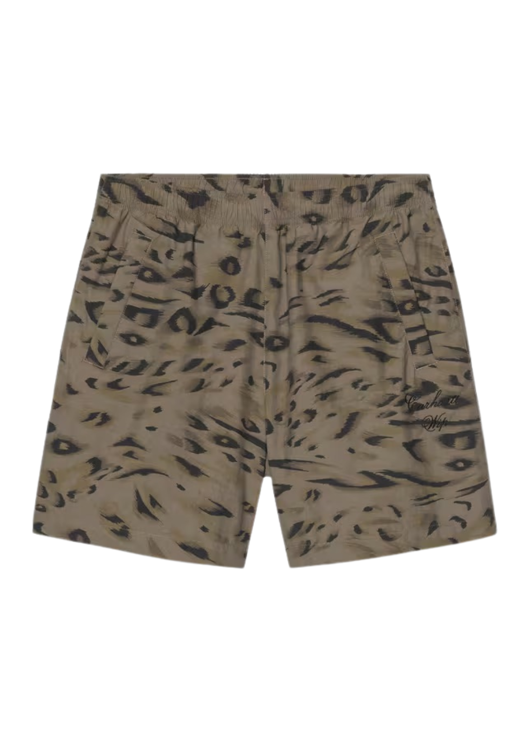 Carhartt WIP - Travon Short - Duck Feather Print - Cypress/Black