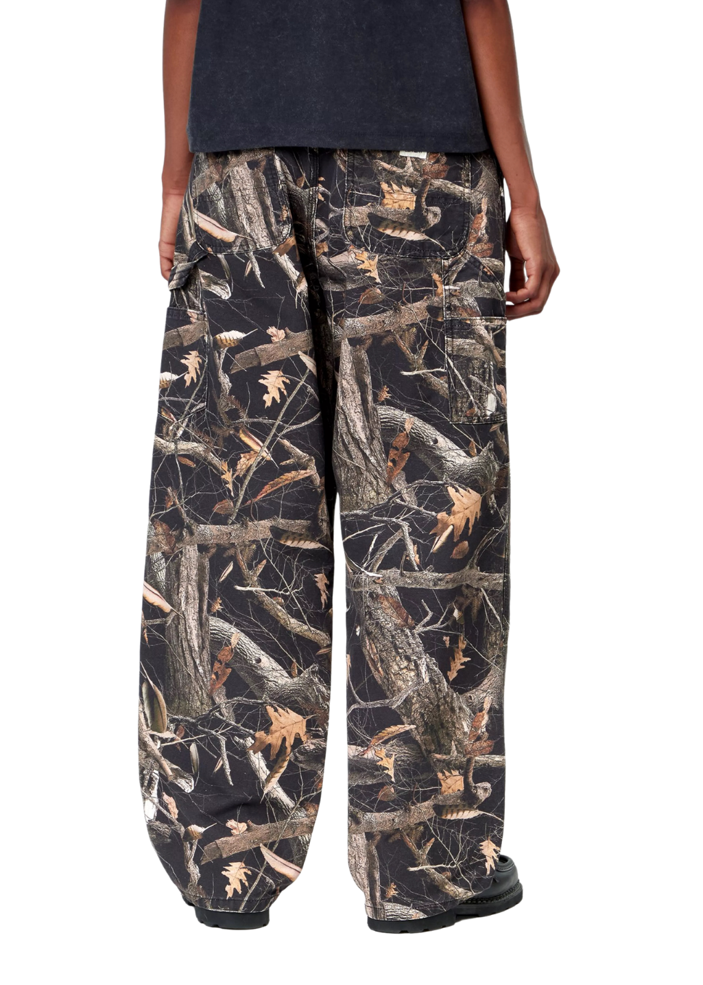 Carhartt WIP - W' Brandon Single Knee Pant - Camo Feather Tree, Black