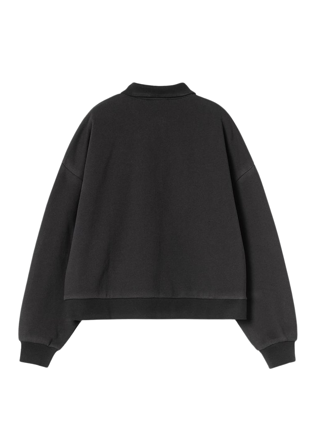 Carhartt WIP - W' Brenta Polo Sweat - Black/White - Hardpressed Print Studio Inc.