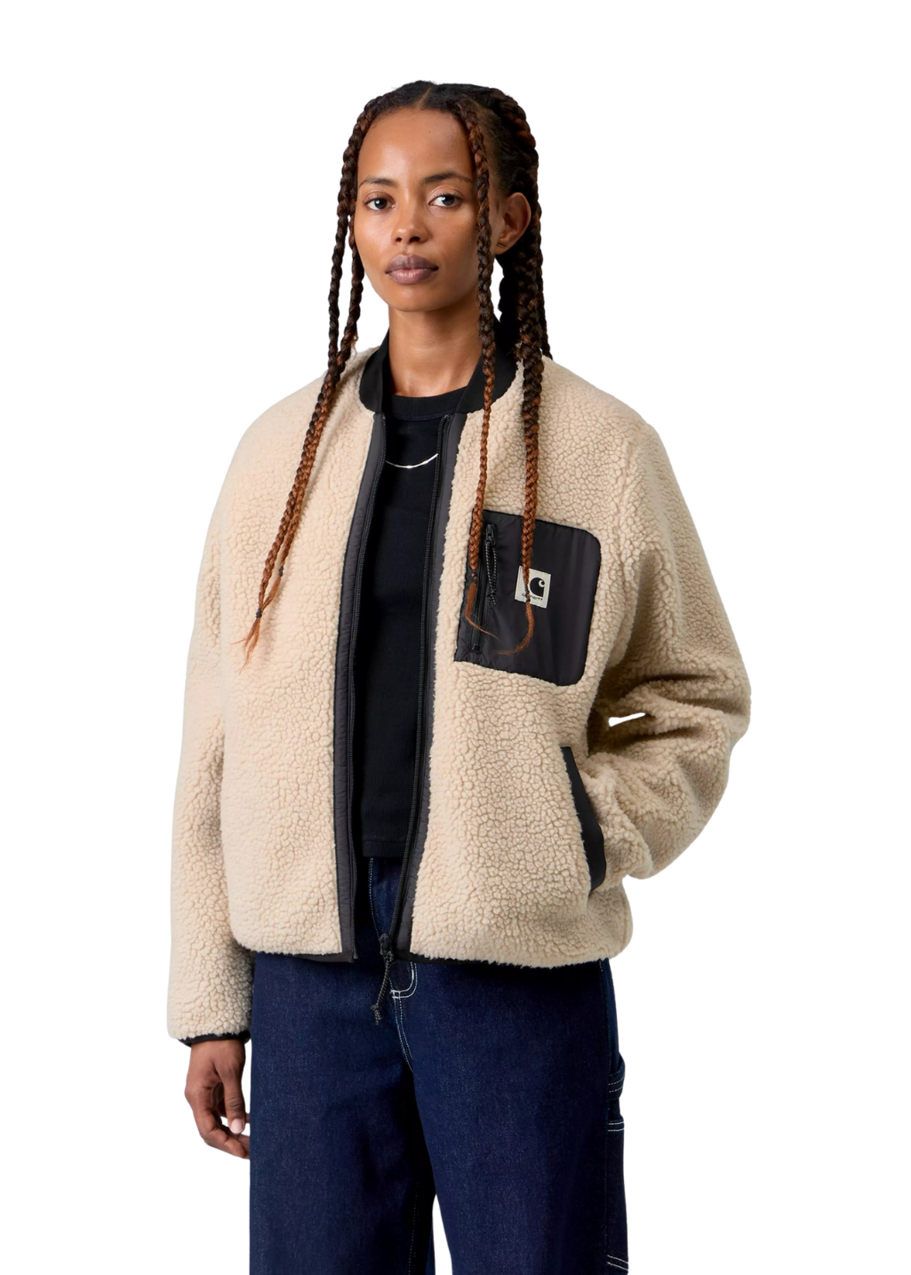 Carhartt WIP - W' Janet Liner - Fleur De Sel  / Black