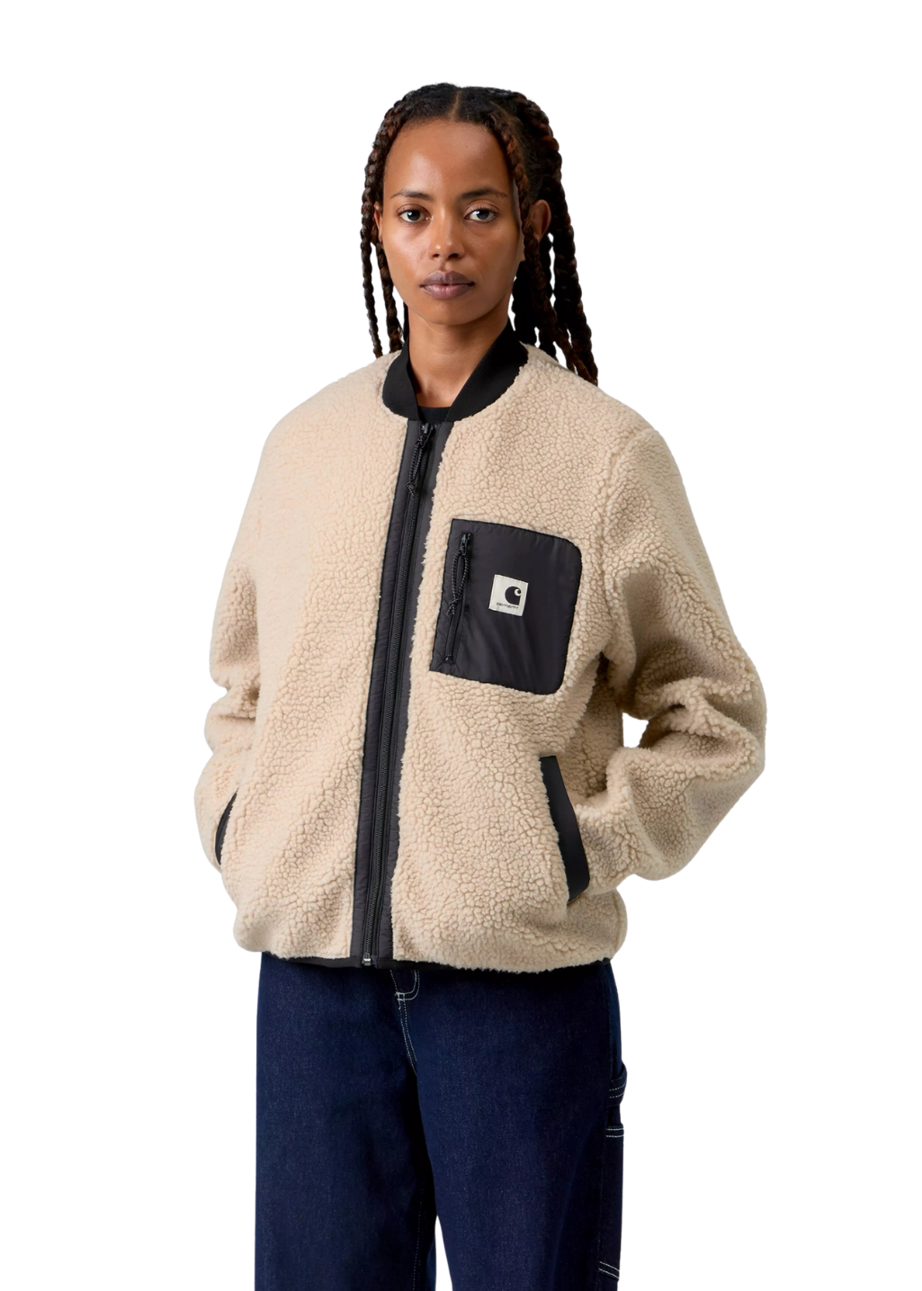 Carhartt WIP - W' Janet Liner - Fleur De Sel  / Black