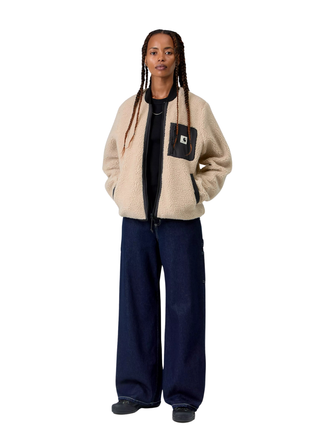 Carhartt WIP - W' Janet Liner - Fleur De Sel  / Black
