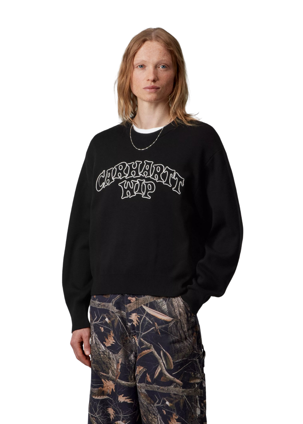 Carhartt WIP - W' Limn Script Sweater - Black / Wax