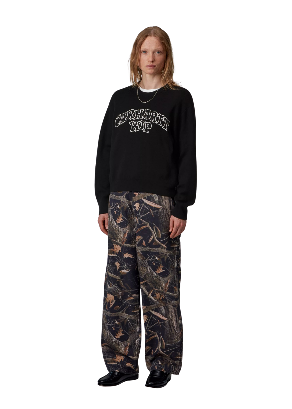 Carhartt WIP - W' Limn Script Sweater - Black / Wax