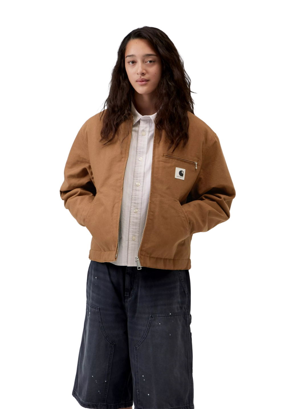 Carhartt WIP - W' OG Detroit jacket - WIP H Brown / Tobacco Rinsed