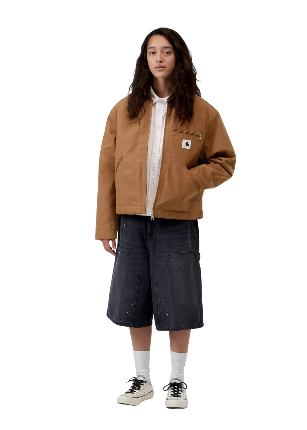 Carhartt WIP - W' OG Detroit jacket - WIP H Brown / Tobacco Rinsed