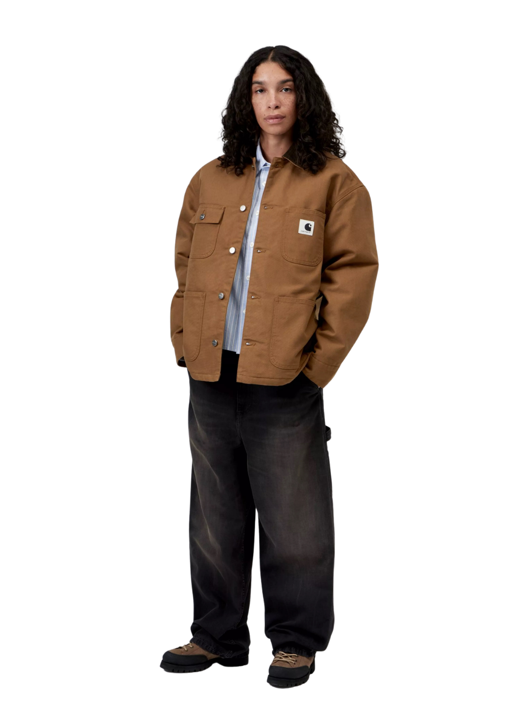 Carhartt WIP - W' OG Michigan Coat - WIP H Brown / Tobacco, Rinsed