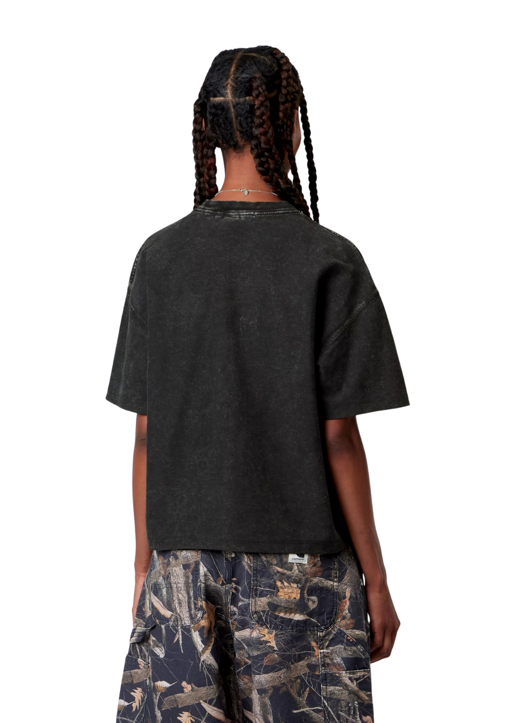 Carhartt WIP - W' S/S Lambert T-Shirt - Black Moon Wash