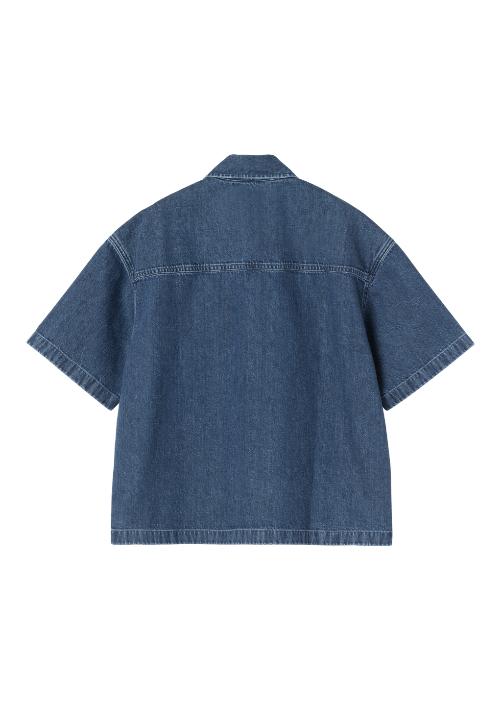 Carhartt WIP - W' S/S Lovilia Shirt - Blue Stone Washed - Hardpressed Print Studio Inc.